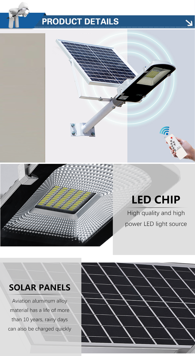 Low energy consumption solar street light