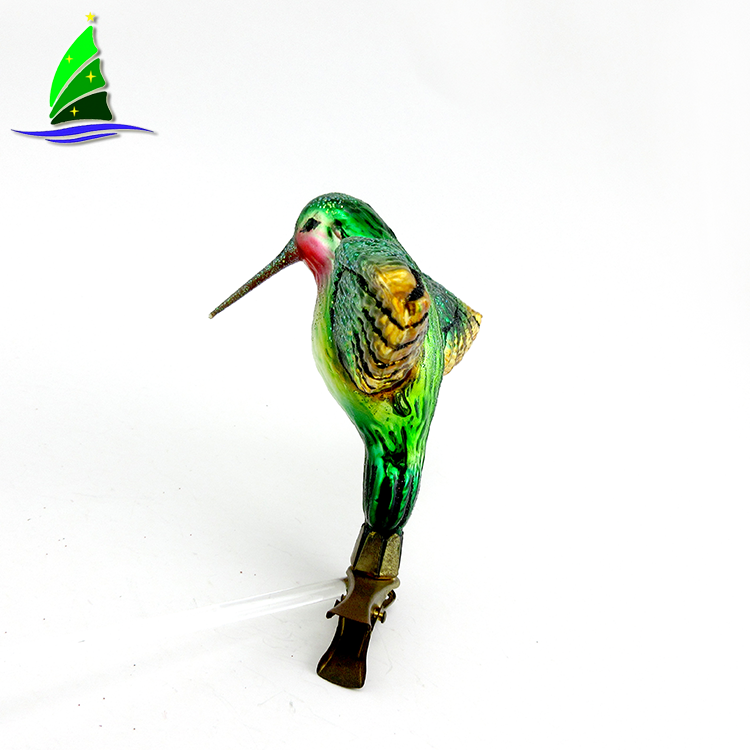 Ornamentos de vidro de beija-flor Hummingbird Glass Ornaments