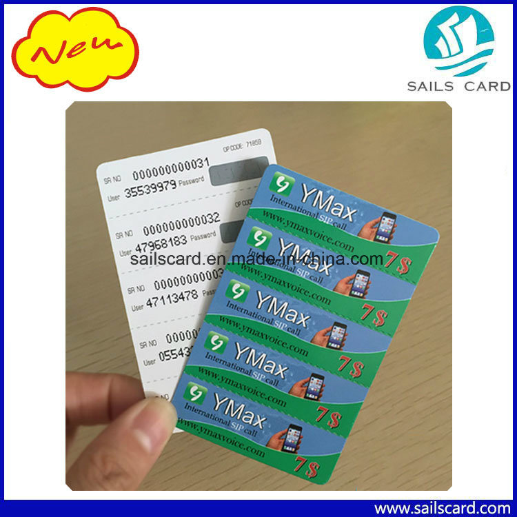 Paper & Plastic Prepaid Scratch Card