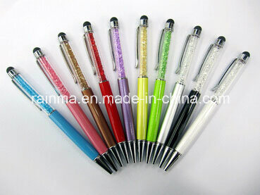 Stylus Ball Pen with Crystal