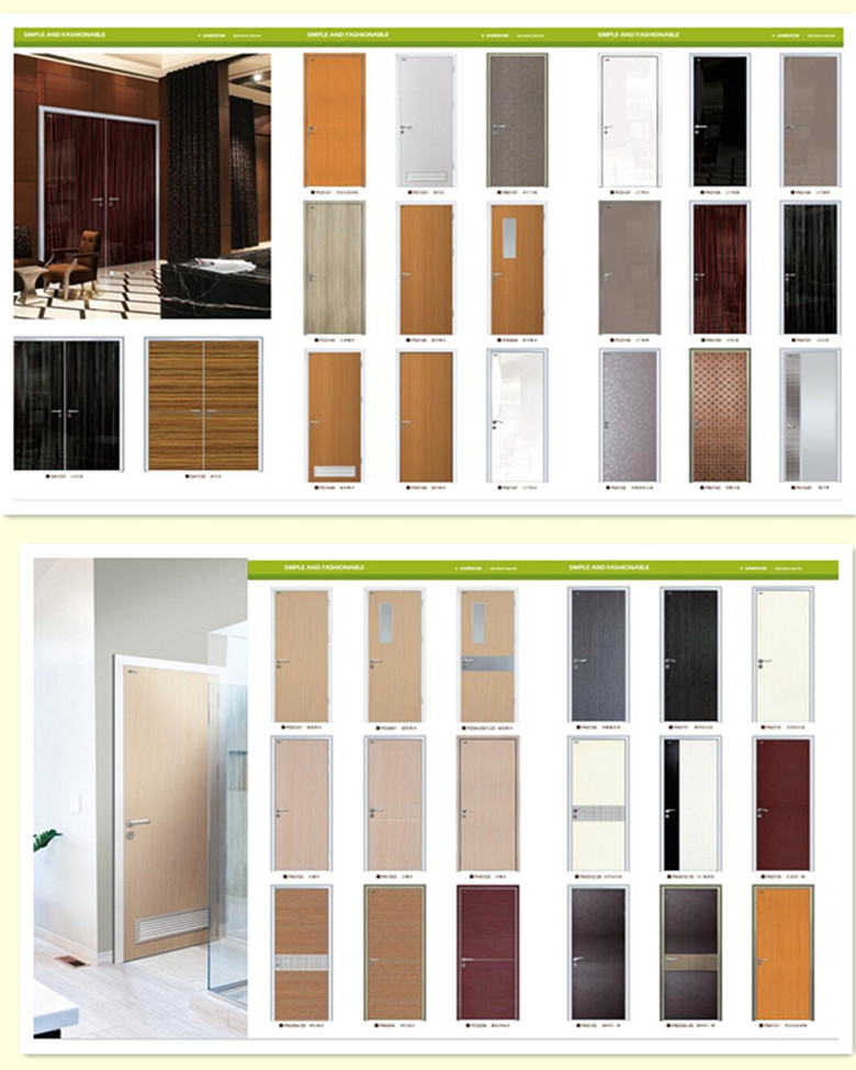 Home Design Aluminum Wood Door