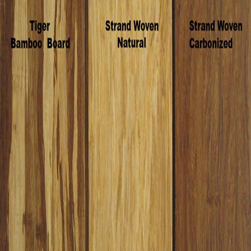 Handscraped T&G Carbonized Solid Strand Woven Bamboo Flooring
