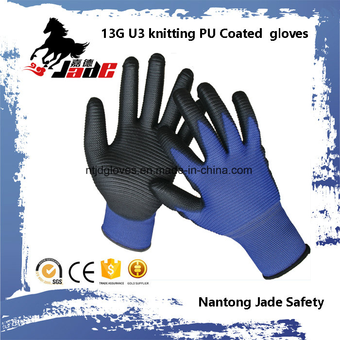 13G U3 Knitting PU Coated Glove