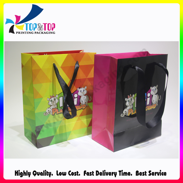 2016 Factory Price Fancy Folding Custom Paper Shopping Bag
