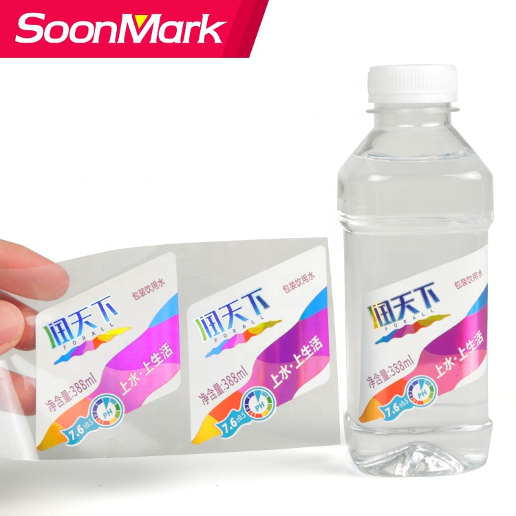 PVC Flaschenaufkleber PVC bottle sticker