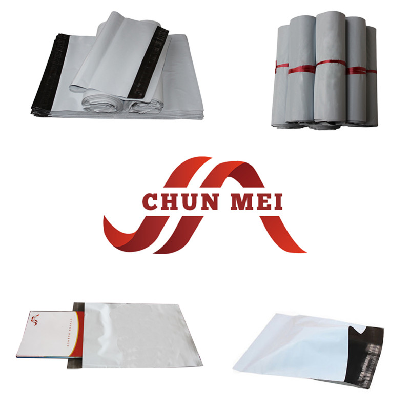 Customized Good Looking White Poly Mailer/Plastic Bag with Lowest Price