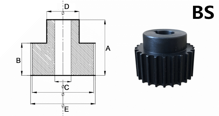 Zahnriemenscheibe aus Aluminiumlegierung für 70AT20-8640 Aluminum Alloy Timing Belt Pulley For 70AT20-8640