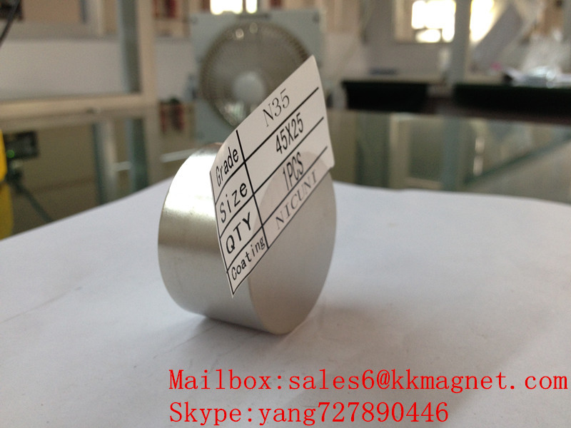 stop water magnet stop gas magnet 45X25mm D45X25mm N35 N42