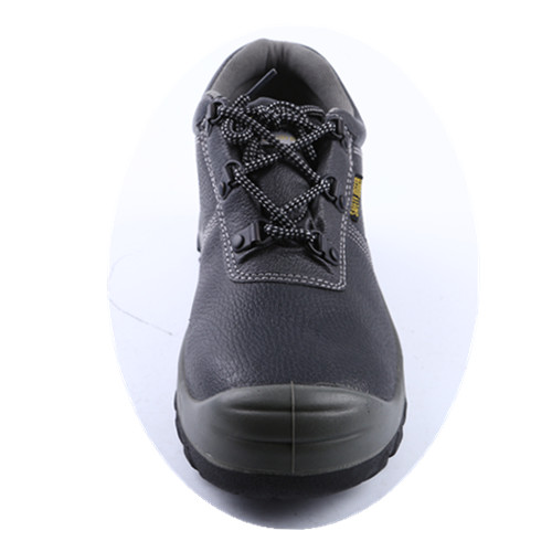 Men Genuine Leather Steel Toe Safety Shoes