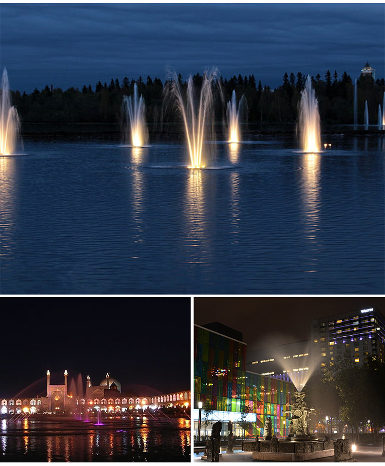 water light fountain led water jet