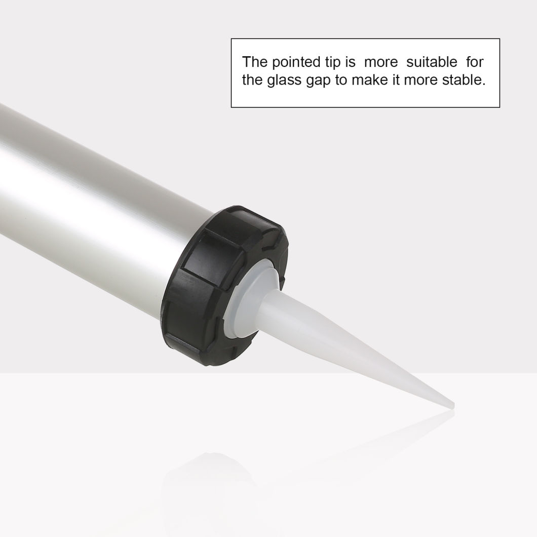 300ml Aluminum Alloy Hand Glass Cement Caulking Gun Manual Glue Gun for Home Decoration