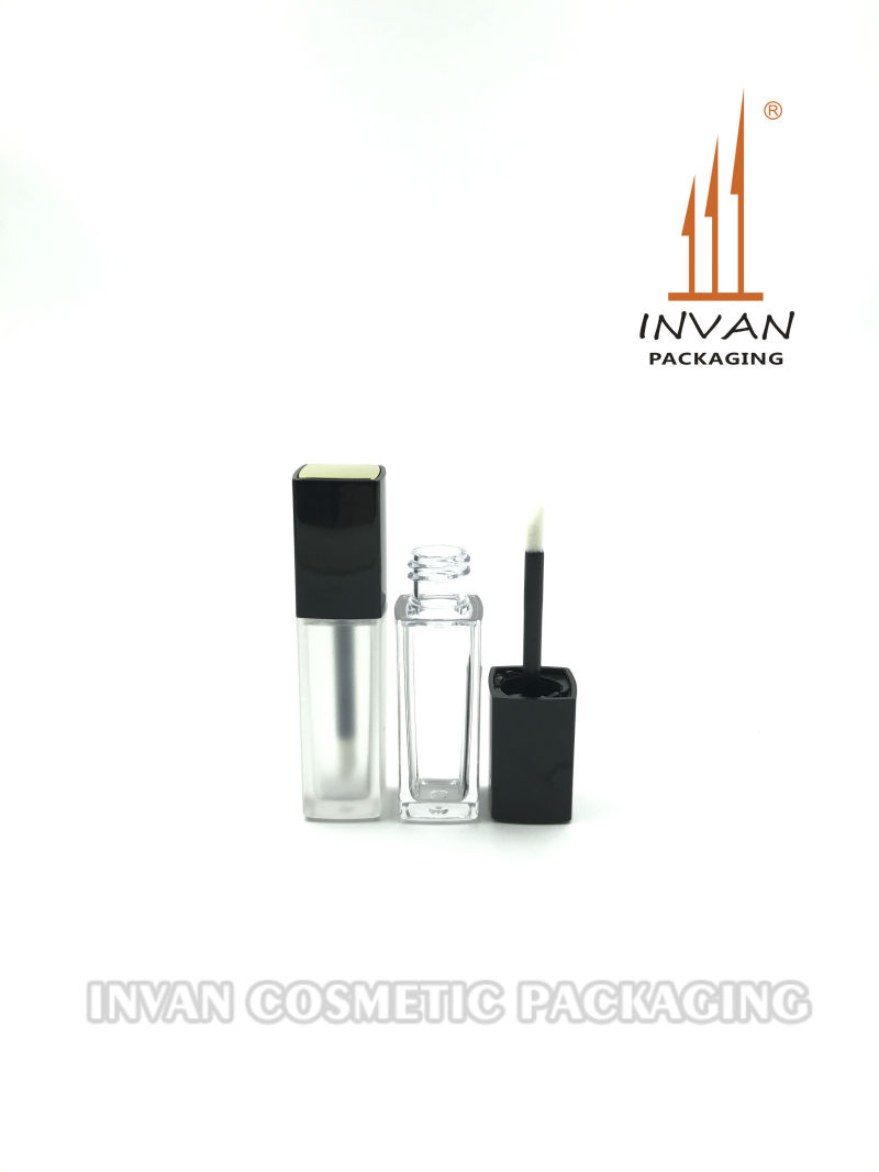 Classic Mini Square Cosmetic Packaging Lip Gloss Tube Lip Gloss Case