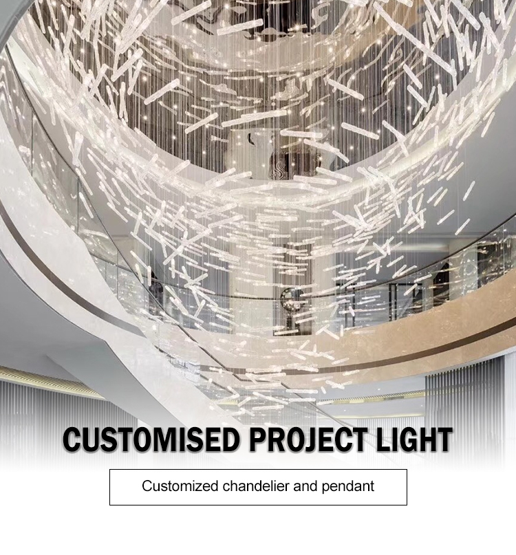  superstore mall crystal led chandelier