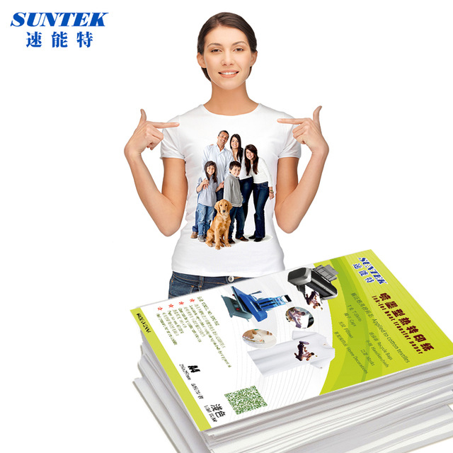 A4 T-Shirt Heat Transfer Paper for 100% Cotton Fabric