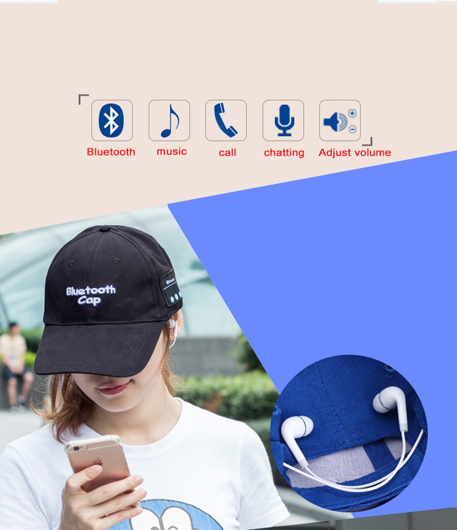 Bluetooth Hat Headphones Bluetooth Hat Headphones