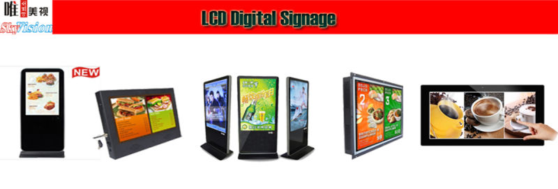 Acrylic Pop Display with LCD Video Screen Digital Photo Frame