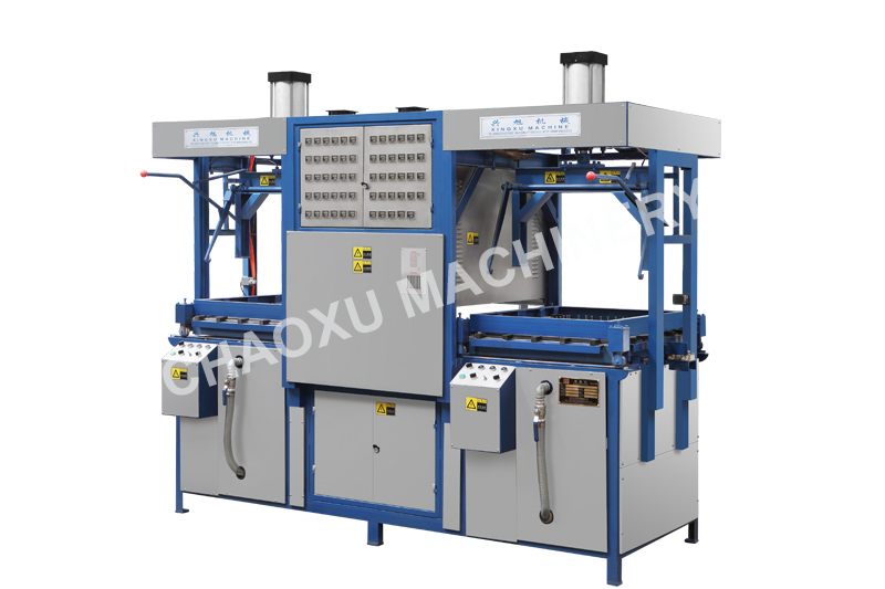 Semi-Auto Upper-Lower Double Heating Blister Vacuum Forming Machine