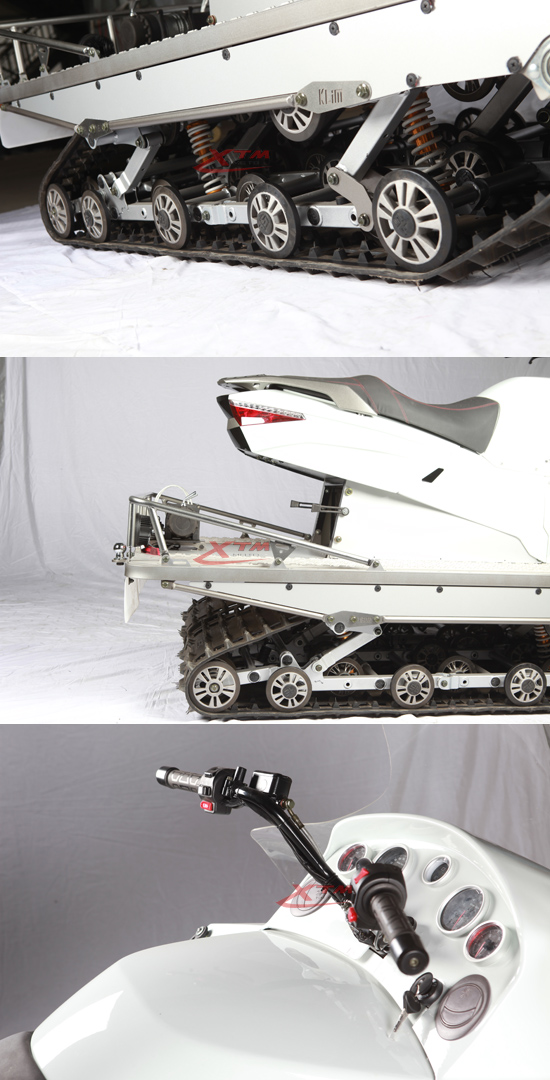 4 Cylinders 1500cc Motorized Snow Scooter