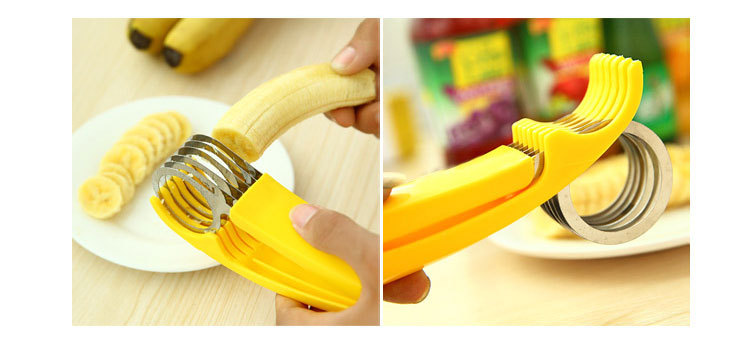 High Quality Stainless Steel Banana Slicer 5 Blade Use for Home Kitchen