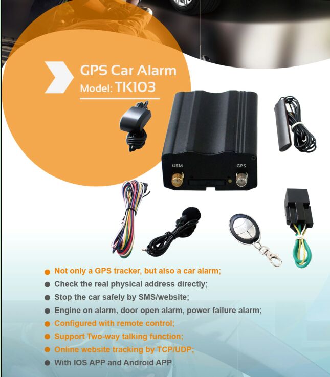 GPRS Tracking Online for Car and Truck (TK103-KW)