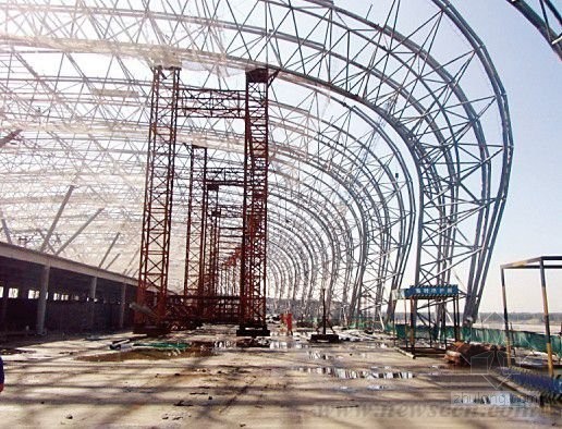 Steel Space Truss Structure for Stadium