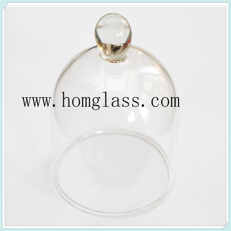 Heat-Resistant Glass Jar Cover for Cake
