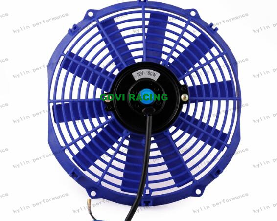 14inch Blue Universal Car Radiator Electric Fan Cooling