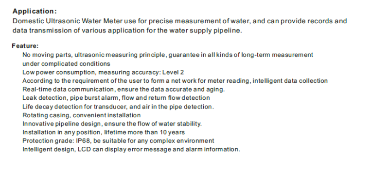 Ultrasonic Water Meter