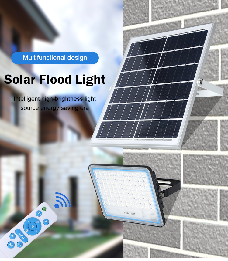 Led solar flood light