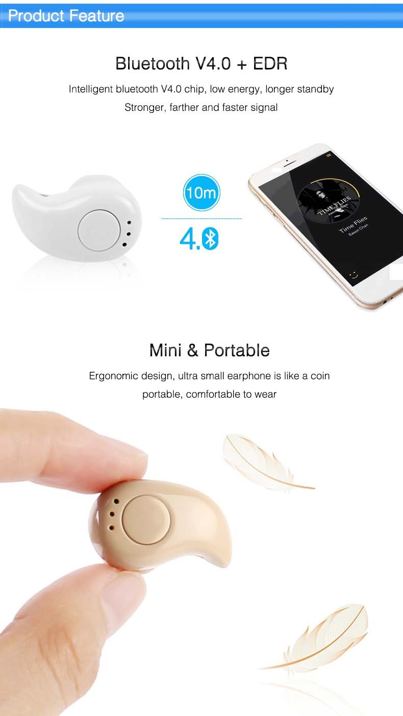 Wireless HiFi Music Invisible Mini Style Earphone