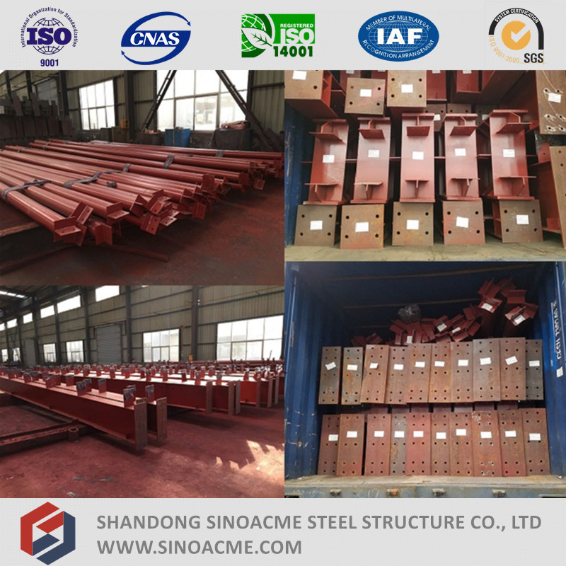High Rise Steel Frame Structure Concrete Mixing Plant