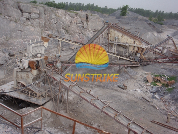 Stone Crushing Plant Site in China