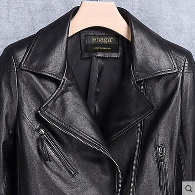 Genuine Leather Clothing Motorcycle Jacket Women