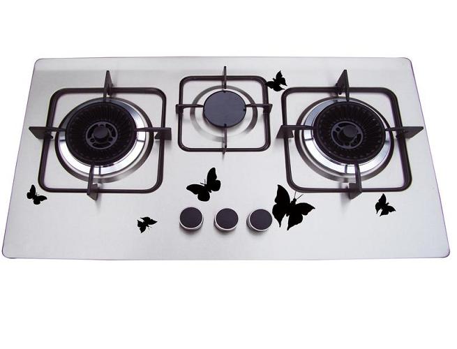 3 Burner Stainless Steel Built in Gas Stove