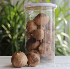 ail noir gousse seule solo ail noir black garlic single solo clove black garlic