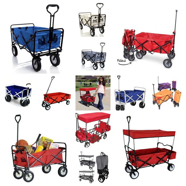 Large Plastic Crate Wagon Cart