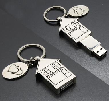 Promotion Keyholder USB Metal USB Flash Memory Pen Drive