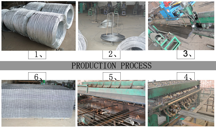 3x3 galvanized welded wire 3