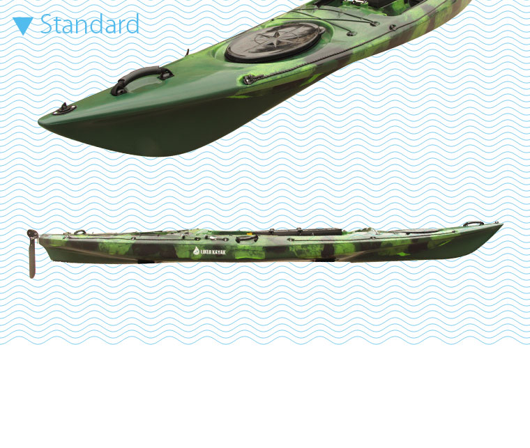 4.3m LLDPE/HDPE Rotomoulded Fishing Sit on Top Kayak Wholesale, Stable Quality, Good Price