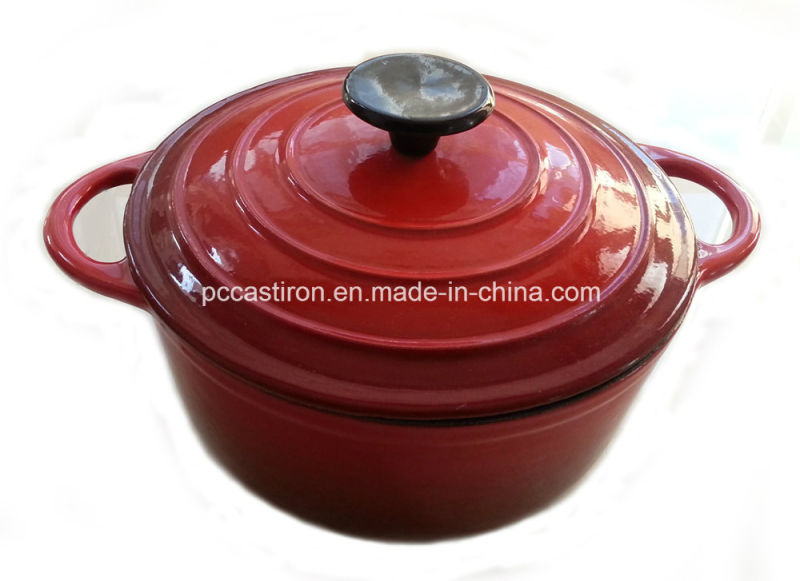 2qt Enamel Cast Iron Cocotte Cookware LFGB Approved Factory China