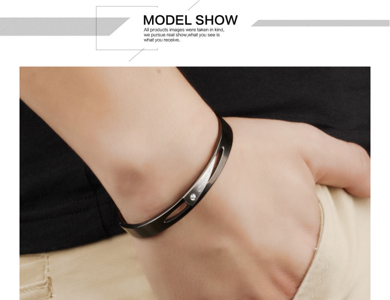 New Design Stainless Steel Jewelry Fashion Bangle (BR350)
