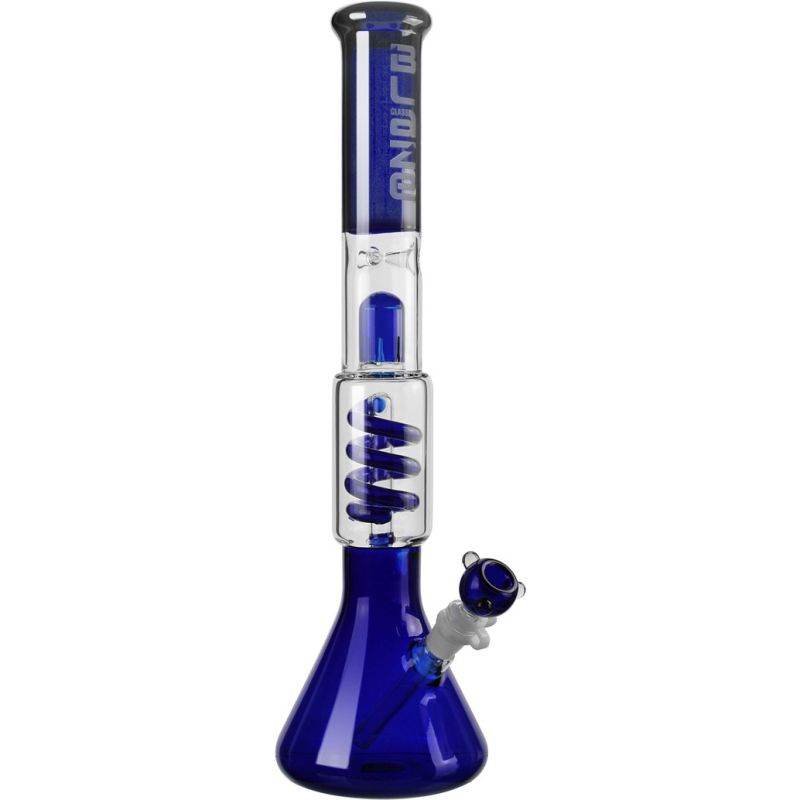 Premium Spiral Beaker Ice Hookah Glass Smoking Water Pipes (ES-GB-384)