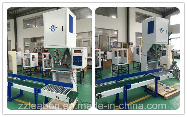 Leabon 25-50kg/Bag Sewing Type Rice/Wood Pellet Packing Machine