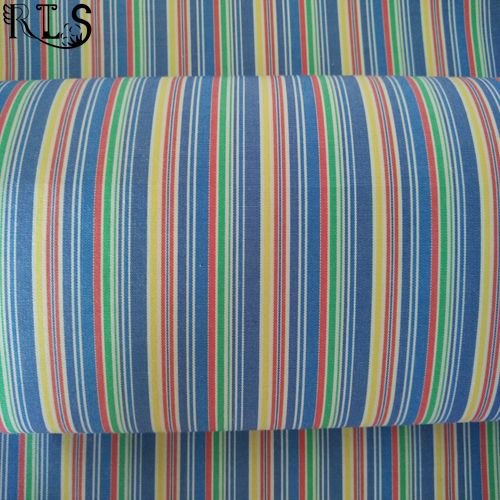 Cotton Stripe Poplin Woven Yarn Dyed Fabric for Garments Shirt/Dress Rls60-14po