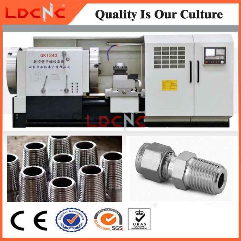 High Accuracy CNC Pipe Thread Lathe Machine Manufacturer