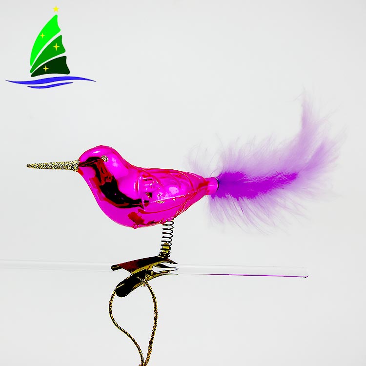 Adornos de vidrio de aves de arte Art Bird Glass Ornaments