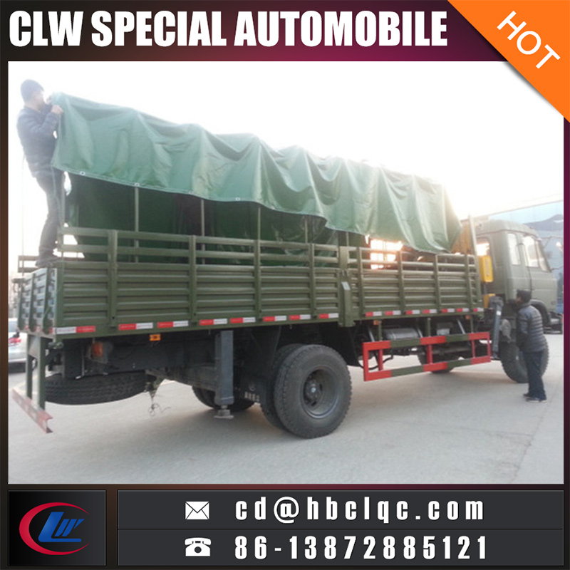 4X4 Military Truck Mounted Crane 3ton Knuckle Crane Truck