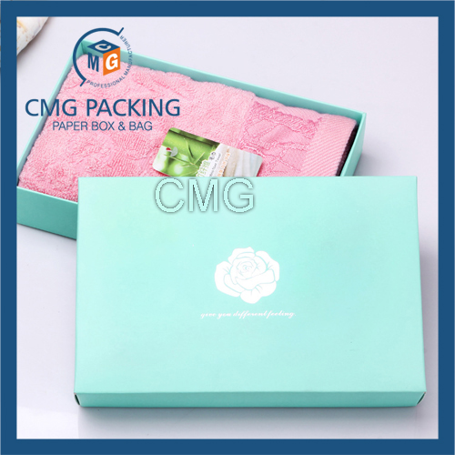 Cheap Folded Clothing Paper Box with Logo Customized