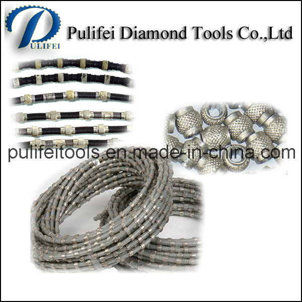 Sintering Electroplated Brazed Diamond Circle Beads Used Wire Saw
