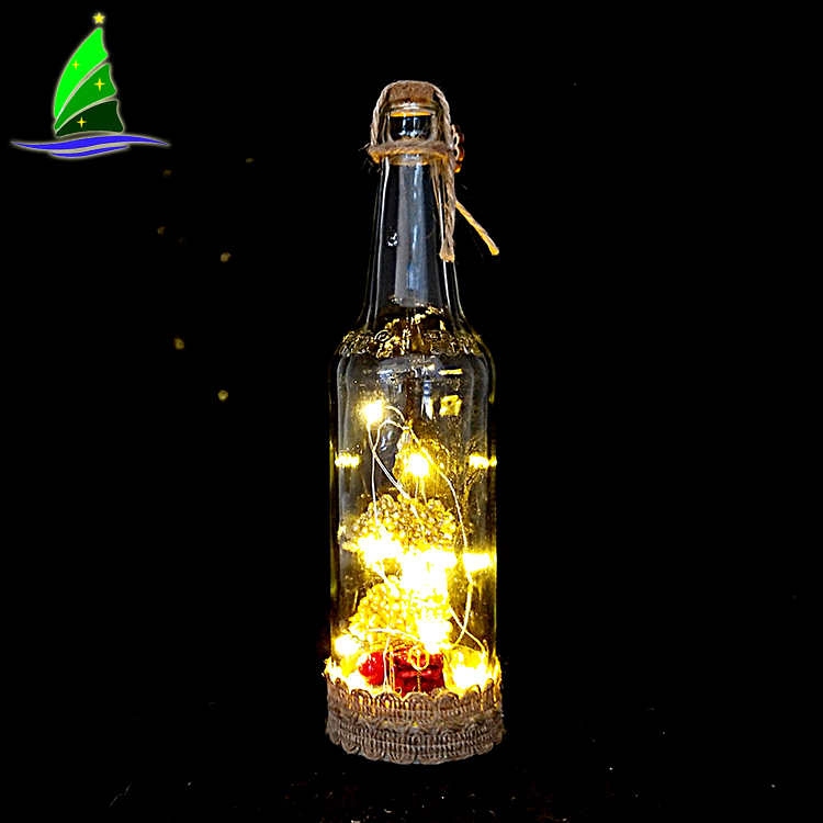 LED Natal pendurado garrafa de corda LED Christmas Hanging String Bottle